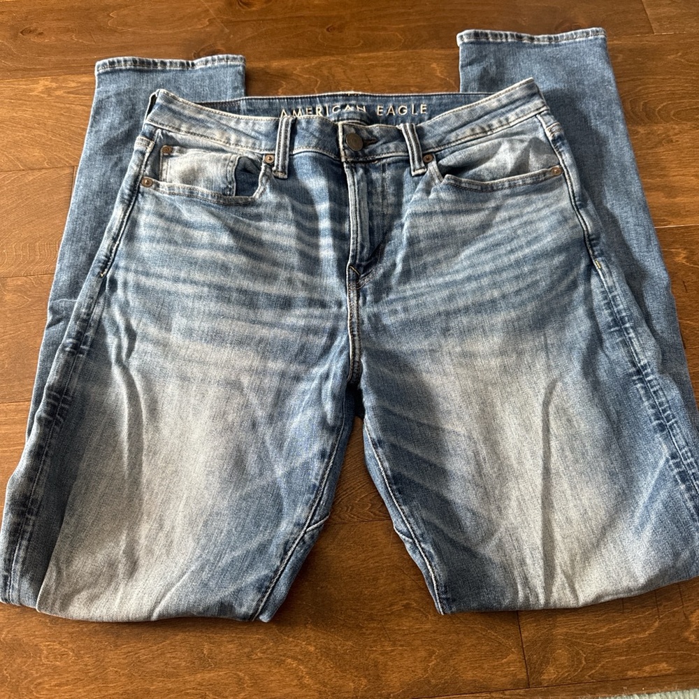 American Eagle Light Blue Airflex Jeans